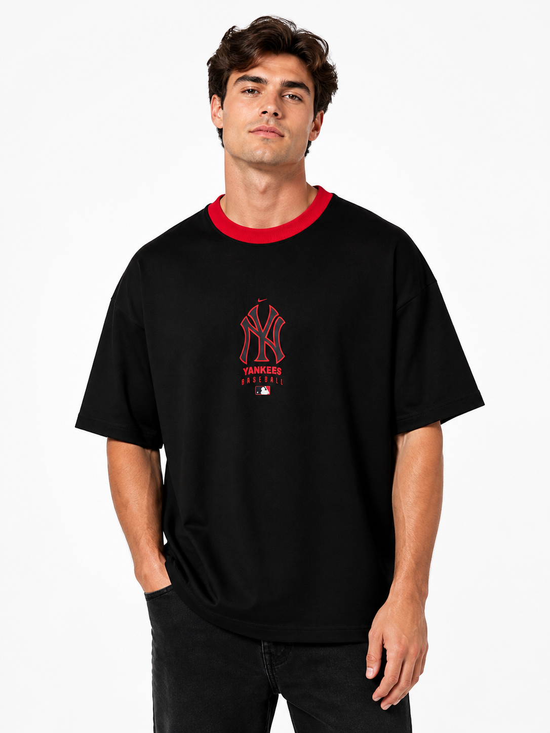 تیشرت مردانه طرح yankees کد: ۲۱۲